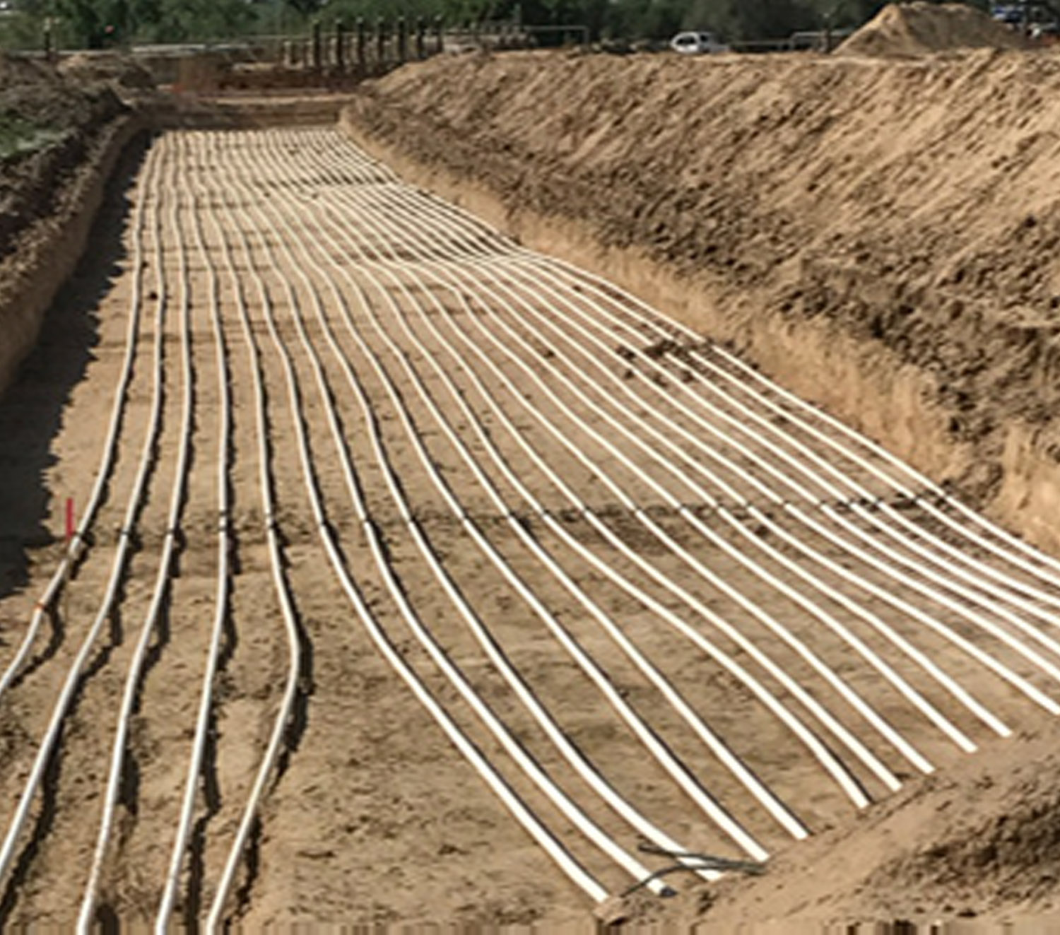 coiled line pipe installation