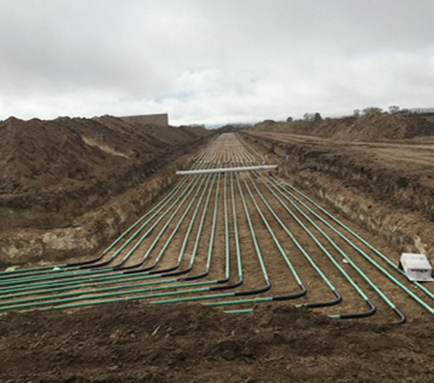 coiled line pipe installation
