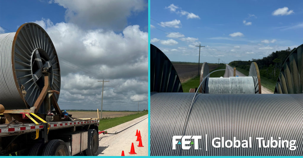 Global Tubing Installed TEC And ESP Into A 2.375” CT String